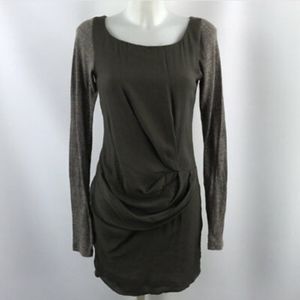 Elizabeth & James Silk Long Sleeve Dress
